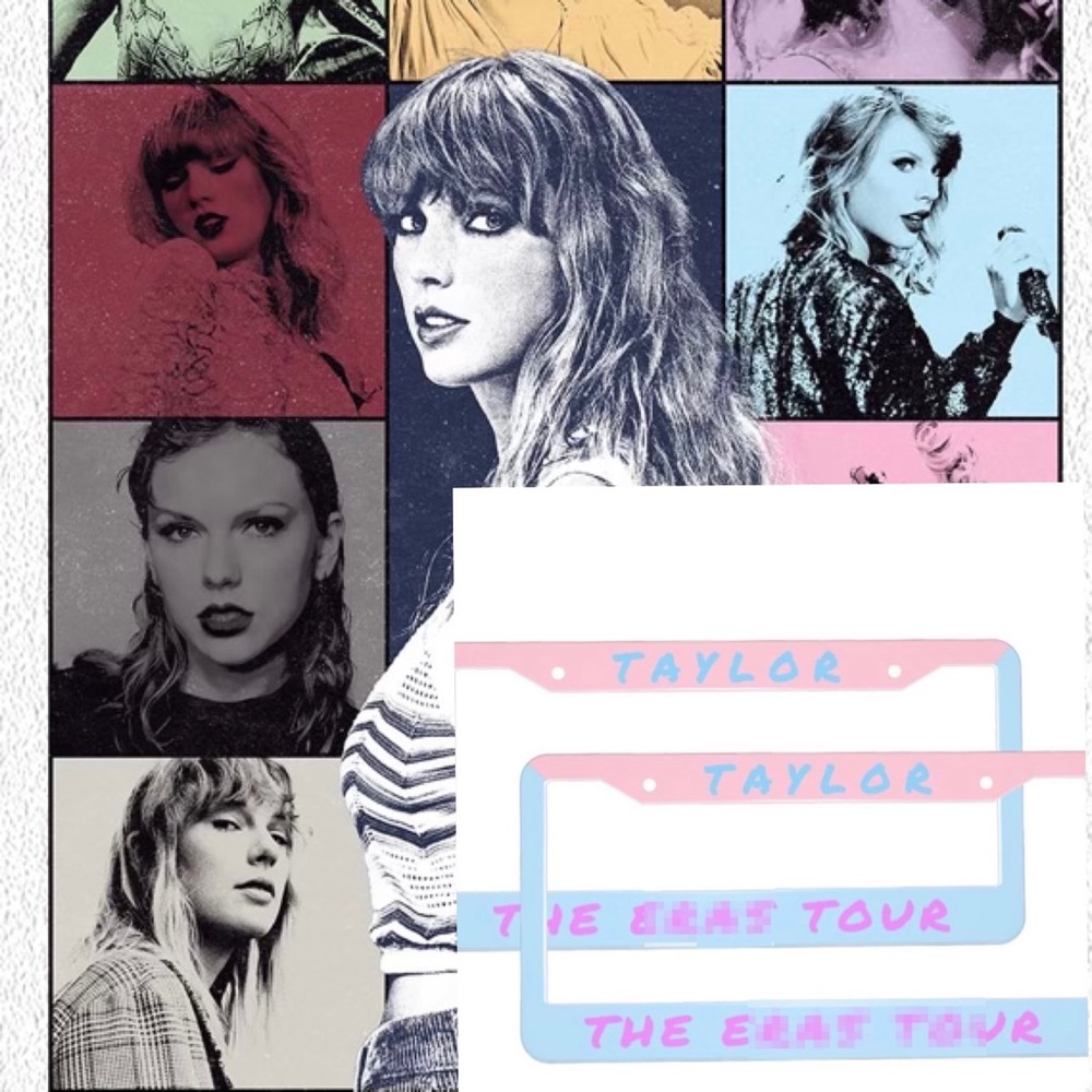 2 Pcs Singer Taylor License Plate Frame